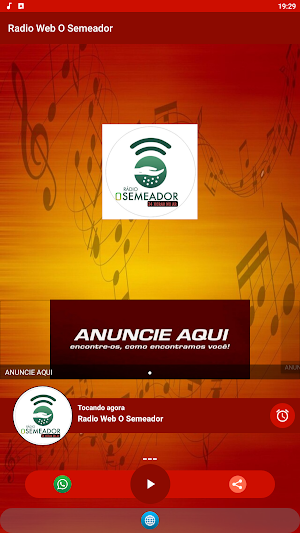 Rádio Web o Semeador Screenshot 2