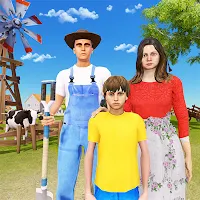 Virtual Farmer Family Sim 3D