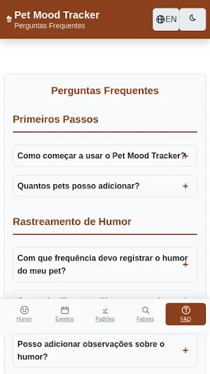Pet Mood Tracker Screenshot 1