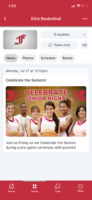 Ferris High School Saxons Screenshot 3