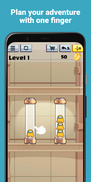 Impostor Crewmates Sort Puzzle Screenshot 0