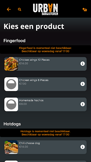 Urban Bar & Kitchen Screenshot 1