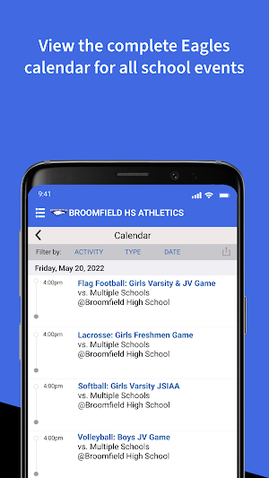 Broomfield HS Athletics Screenshot 3