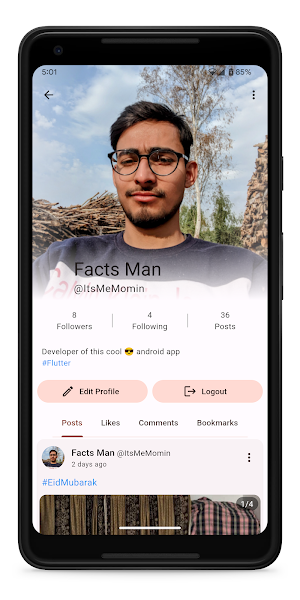 ApnaPan: A New Social Media Screenshot 3