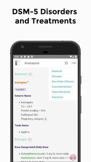 PsychNotes: Clinical Pocket Guide Screenshot 1