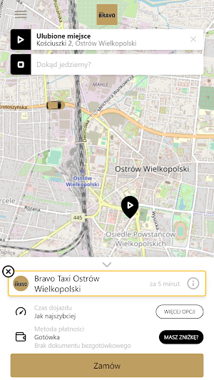Bravo Taxi Ostrów Wielkopolski Screenshot 1