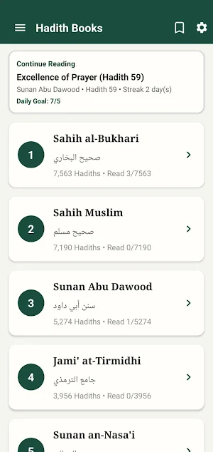 Hadith Collection - All in One Screenshot 1