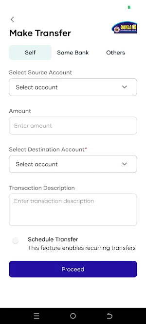 OAKLAND MFB DIGITAL APP Screenshot 2