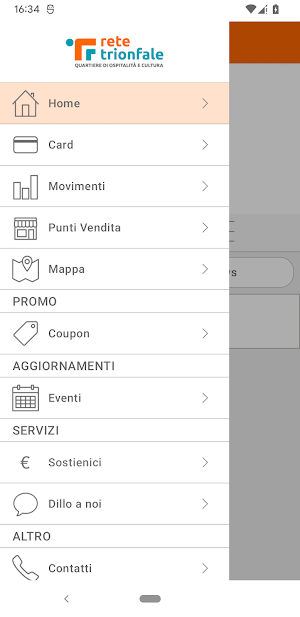 Rete Trionfale Card Screenshot 3