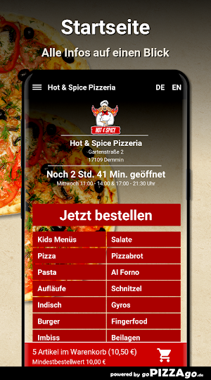 Hot - Spice Pizzeria Demmin Screenshot 1