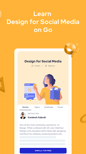 Learn to Design for Social Media - ProApp Screenshot 1