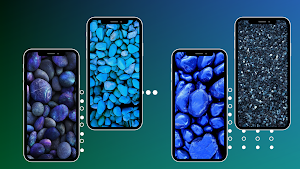Blue Rocks Wallpaper 4K Screenshot 2