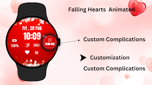 Falling Hearts Animated Screenshot 3