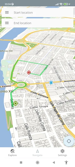 Seville Spain Offline Map Screenshot 1