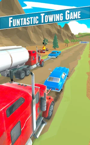 Crazy Car Towing Race 3D Screenshot 3