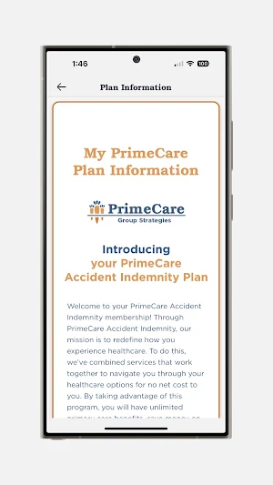 The PrimeCare App Screenshot 2