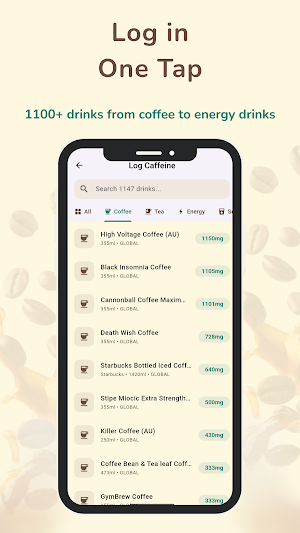 CaffeineReset - Drink Smarter Screenshot 2