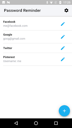 Password Reminder - Master PIN Screenshot 1