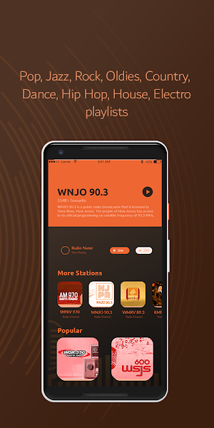 Live Radio Player Screenshot 3
