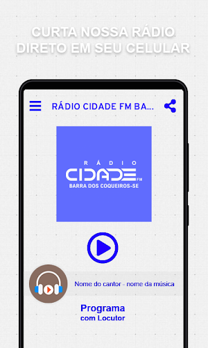 RÁDIO CIDADE FM BARRA DOS COQUEIROS Screenshot 1