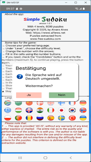 SimpleSudoku Screenshot 2