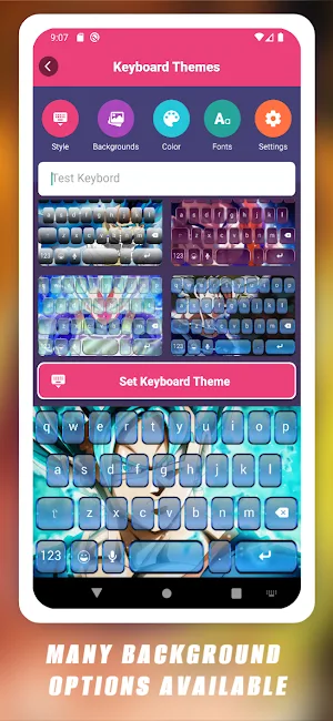 Anime Saiyanz Keyboard Theme Screenshot 3