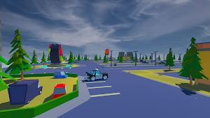 Vice Citi 3D Police Car Chase Screenshot 3