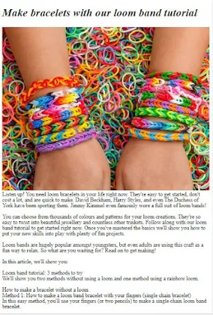 Rainbow Loom Bracelet Tutorial Screenshot 1