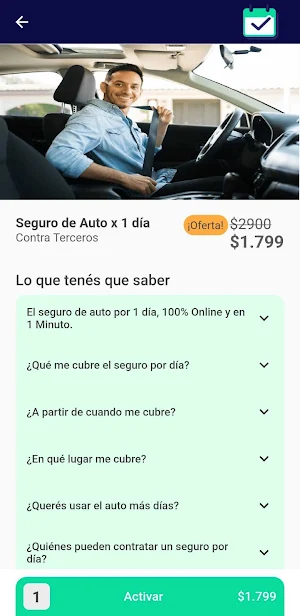 Seguro Por Hoy. Screenshot 2