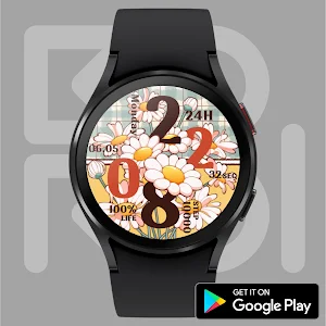 Yellow Flower Drawing Watch Screenshot 0