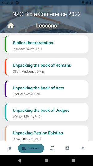Bible Conference(March 2022) Screenshot 2