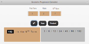 Geometric Progression Calculator Screenshot 3
