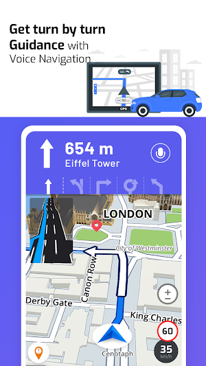 Street View map Navigation & GPS Route Finder Screenshot 2