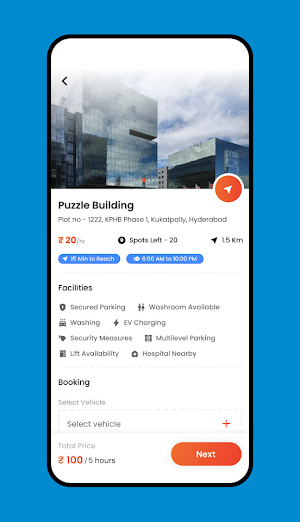 MaxPark App Screenshot 1