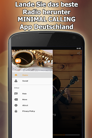 Radio MINIMAL CALLING Online Kostenlos Deutschland Screenshot 2