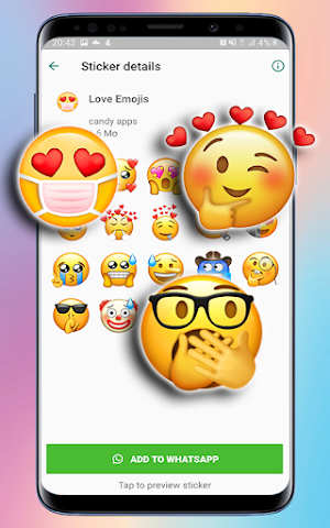 wasticker Animated Emojis Screenshot 0