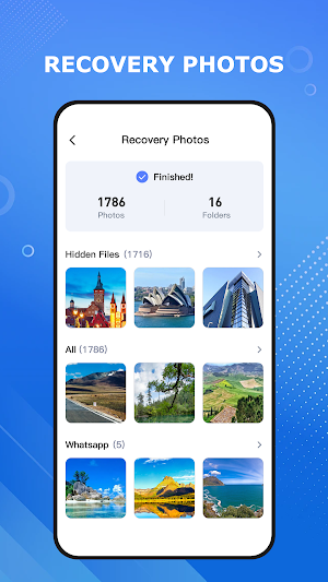 Clean Junk: Recovery, Privacy Screenshot 1