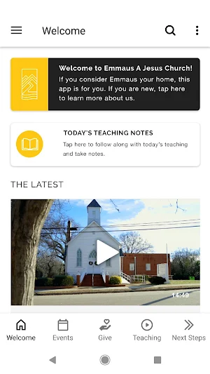 Emmaus | A Jesus Church Screenshot 0