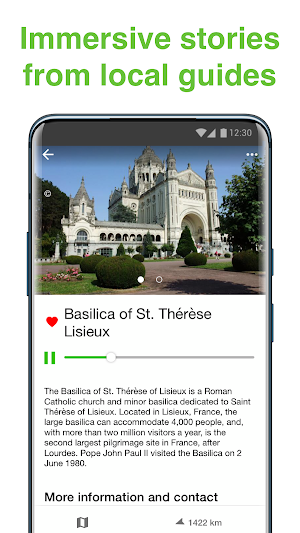 Lisieux SmartGuide - Audio Guide & Offline Maps Screenshot 3