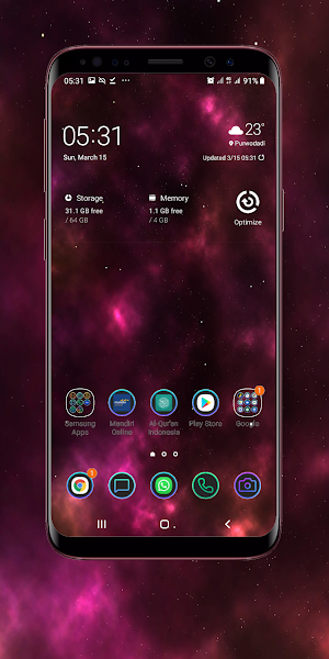 Pink Star Wallpaper Screenshot 0