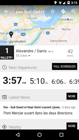 exo Sud-Ouest Bus - MonTransit Screenshot 1