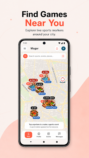Magar: Find Nearby Sports Screenshot 0