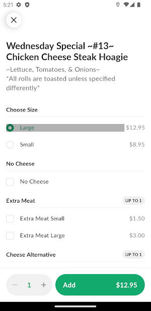 Alpha Pizza & Sub Shop Screenshot 3