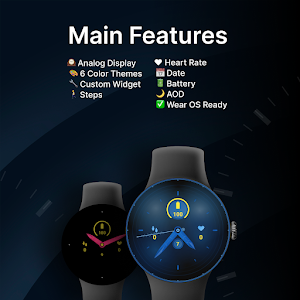 Gradient Rings Watch Face Screenshot 1