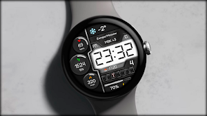 Digital Fnx365 Watch Face Screenshot 0