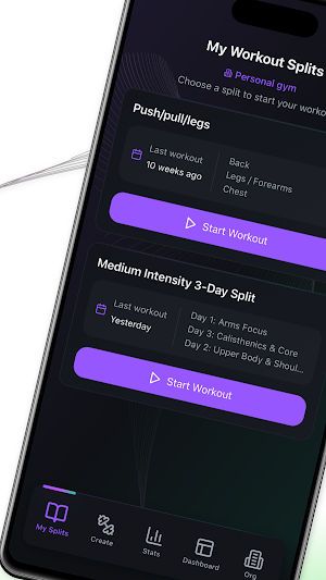DayOne - Fitness planner Screenshot 0