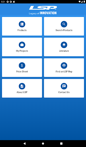 LSP Products Catalog Screenshot 2