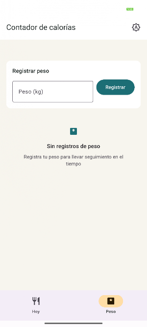 Contador de Calorias Screenshot 1