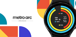 Metro Arc Watch Face Screenshot 0