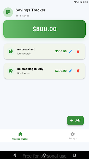 Savings Tracker screenshot 5